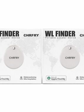 Apple Find My Compatible Bluetooth Tracker 2 Pack WL Finder NEW